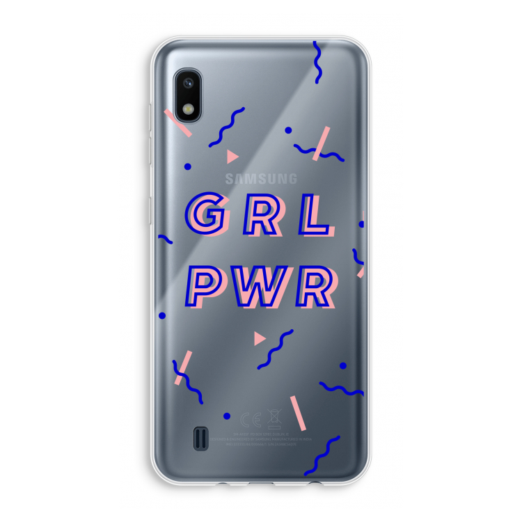 GRL PWR: Samsung Galaxy A10 Transparant Hoesje