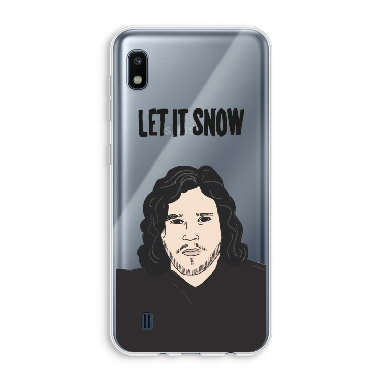 Let It Snow: Samsung Galaxy A10 Transparant Hoesje