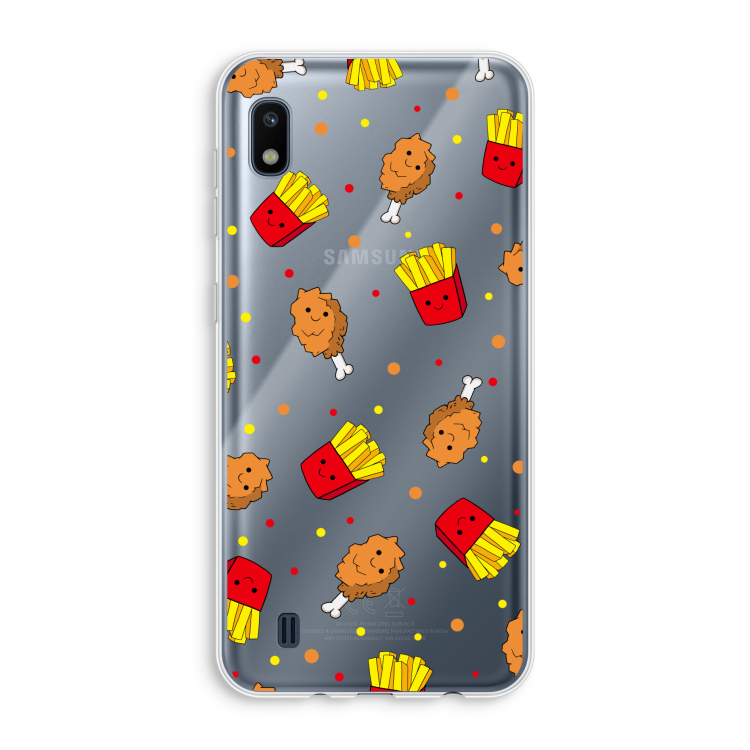 Chicken 'n Fries: Samsung Galaxy A10 Transparant Hoesje