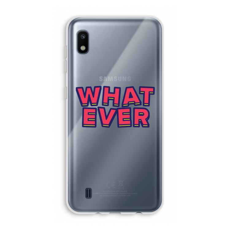 Whatever: Samsung Galaxy A10 Transparant Hoesje