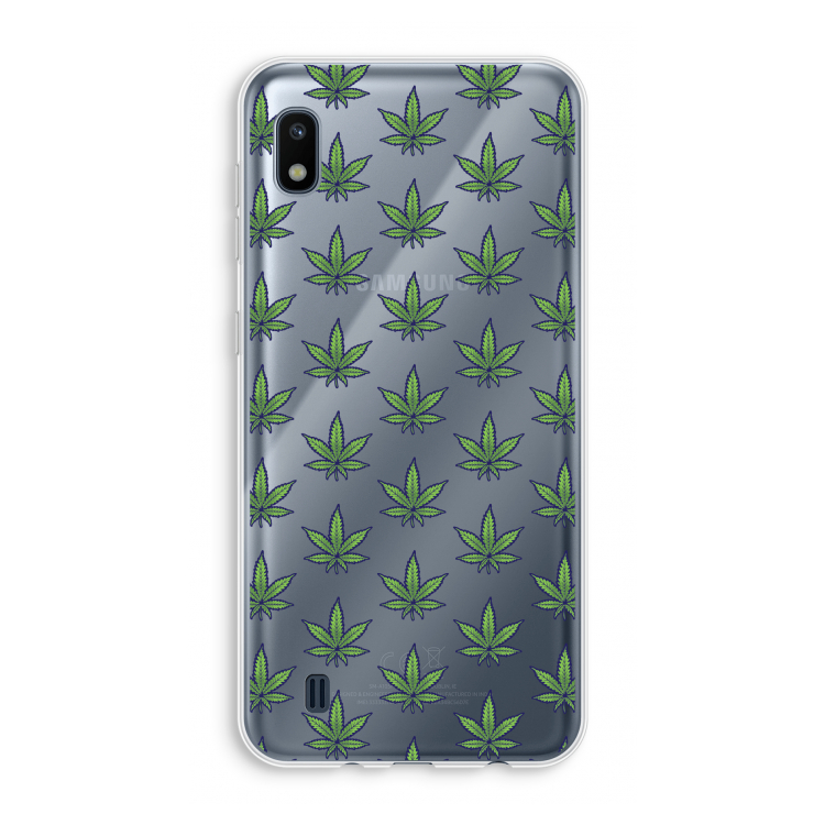 Weed: Samsung Galaxy A10 Transparant Hoesje