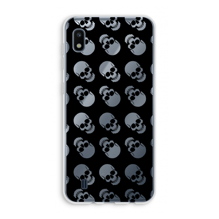 Musketon Skulls: Samsung Galaxy A10 Transparant Hoesje