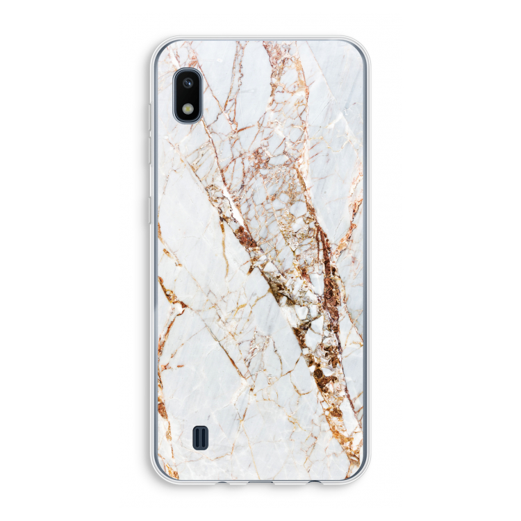 Goud marmer: Samsung Galaxy A10 Transparant Hoesje