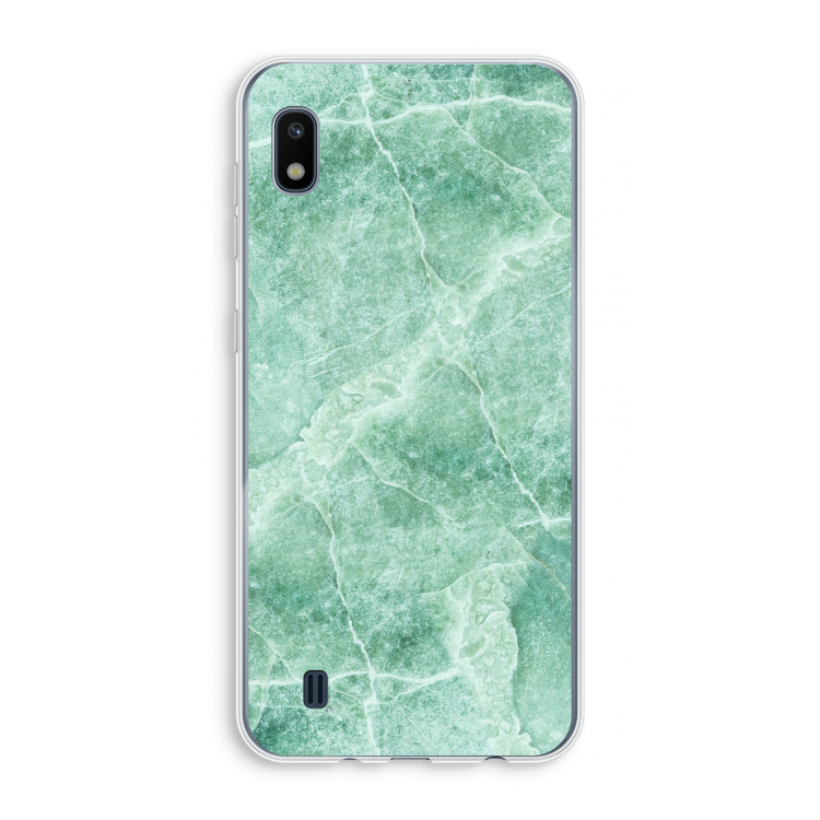 Groen marmer: Samsung Galaxy A10 Transparant Hoesje