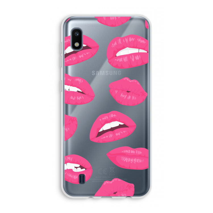 Bite my lip: Samsung Galaxy A10 Transparant Hoesje