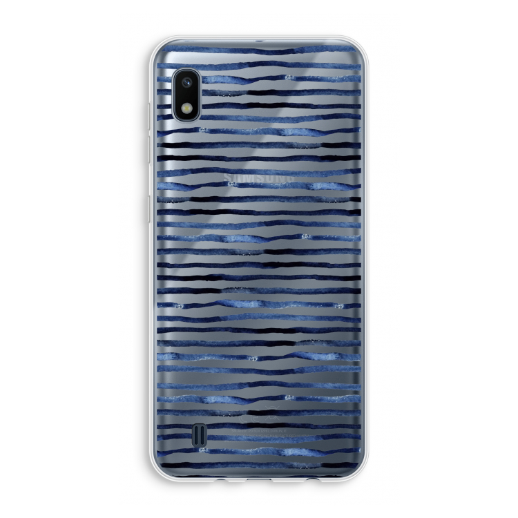 Verrassende lijnen: Samsung Galaxy A10 Transparant Hoesje
