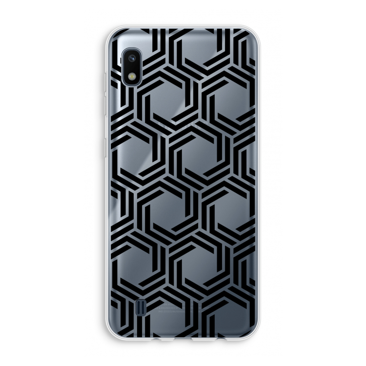 Geometrisch patroon: Samsung Galaxy A10 Transparant Hoesje
