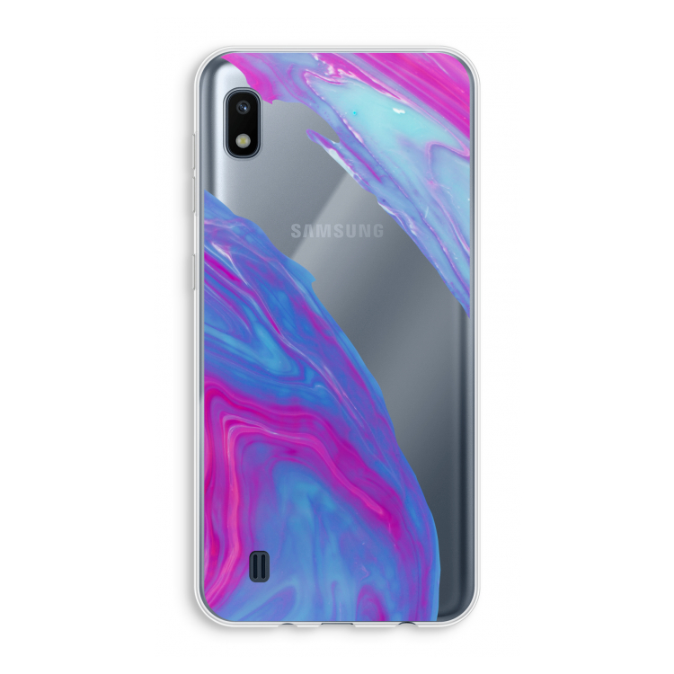Zweverige regenboog: Samsung Galaxy A10 Transparant Hoesje