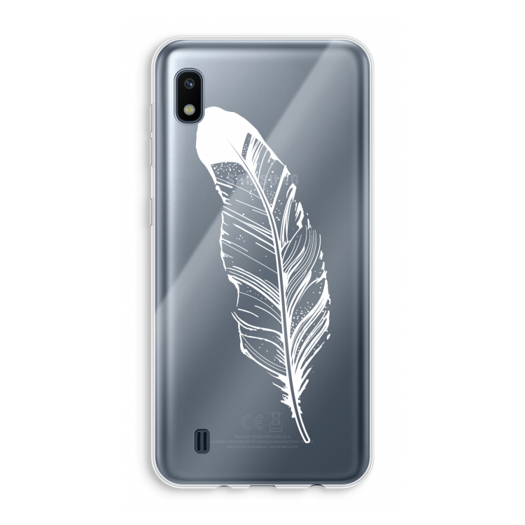 Pluim: Samsung Galaxy A10 Transparant Hoesje