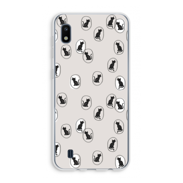 Miauw: Samsung Galaxy A10 Transparant Hoesje