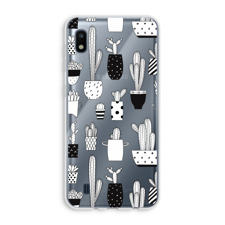 Cactusmotief: Samsung Galaxy A10 Transparant Hoesje