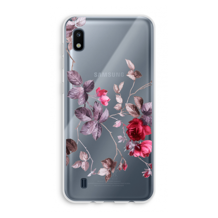 Mooie bloemen: Samsung Galaxy A10 Transparant Hoesje