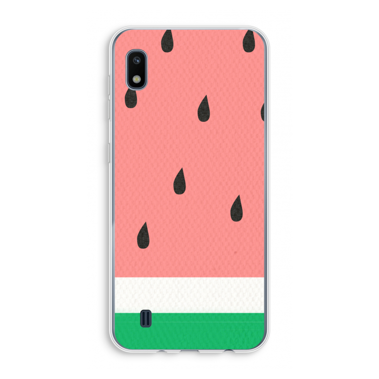 Watermeloen: Samsung Galaxy A10 Transparant Hoesje