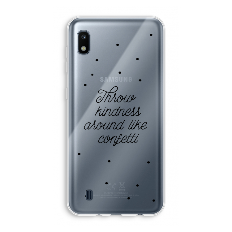 Confetti: Samsung Galaxy A10 Transparant Hoesje