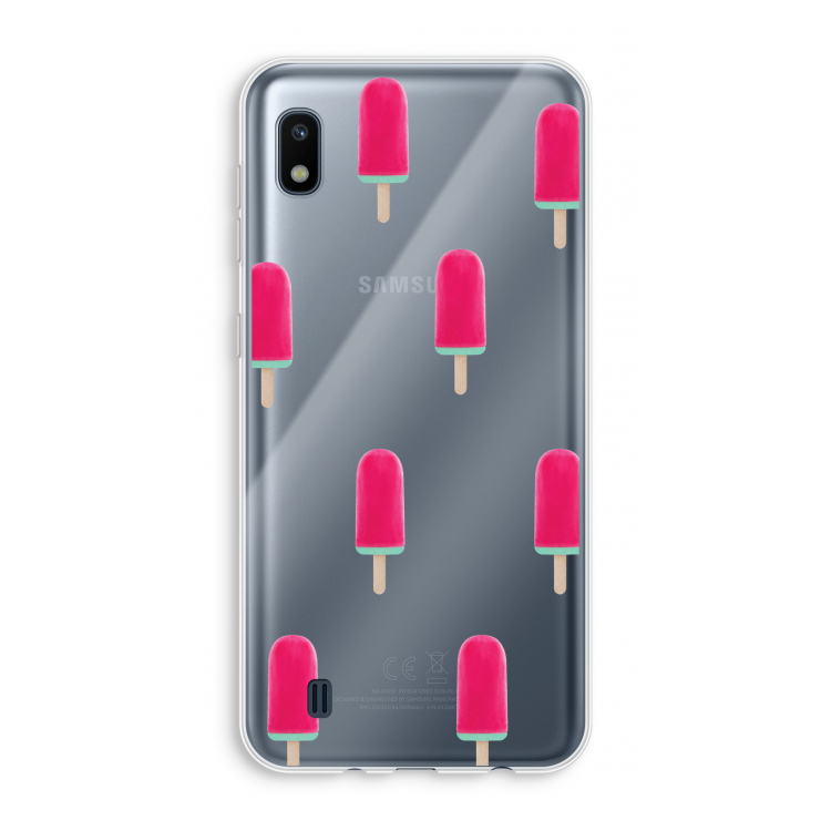 Waterijsje: Samsung Galaxy A10 Transparant Hoesje