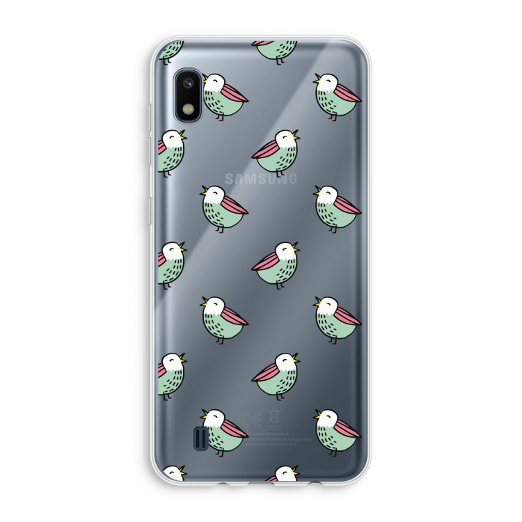 Vogeltjes: Samsung Galaxy A10 Transparant Hoesje