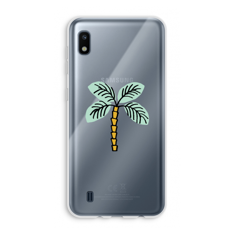 Palmboom: Samsung Galaxy A10 Transparant Hoesje