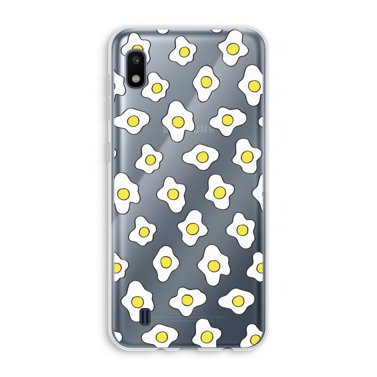 Spiegeleitjes: Samsung Galaxy A10 Transparant Hoesje