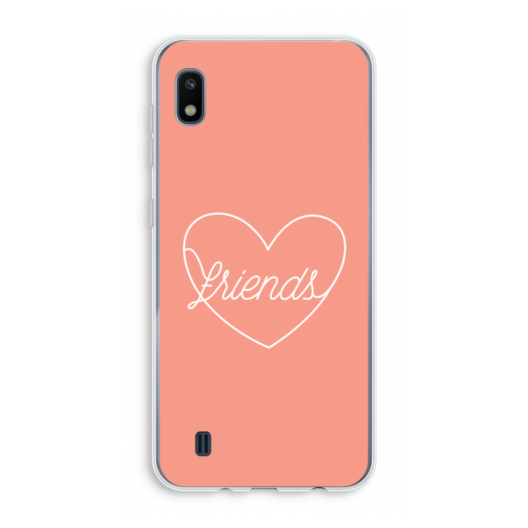 Friends heart: Samsung Galaxy A10 Transparant Hoesje