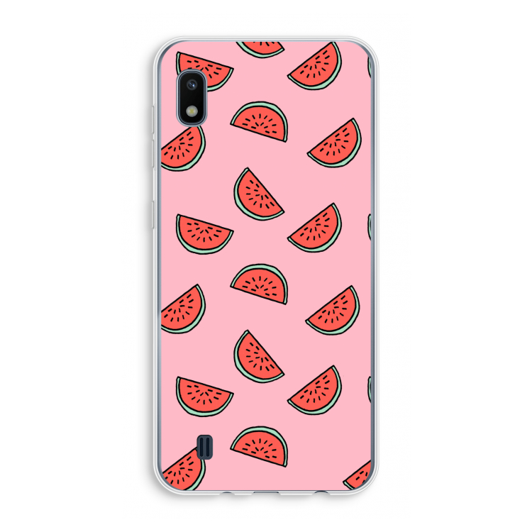 Watermeloen: Samsung Galaxy A10 Transparant Hoesje
