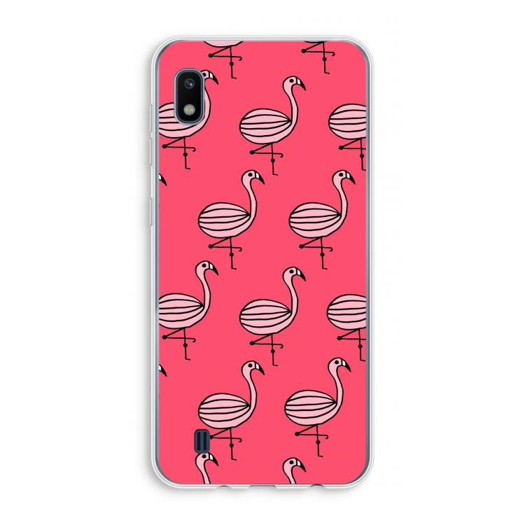 Flamingo: Samsung Galaxy A10 Transparant Hoesje