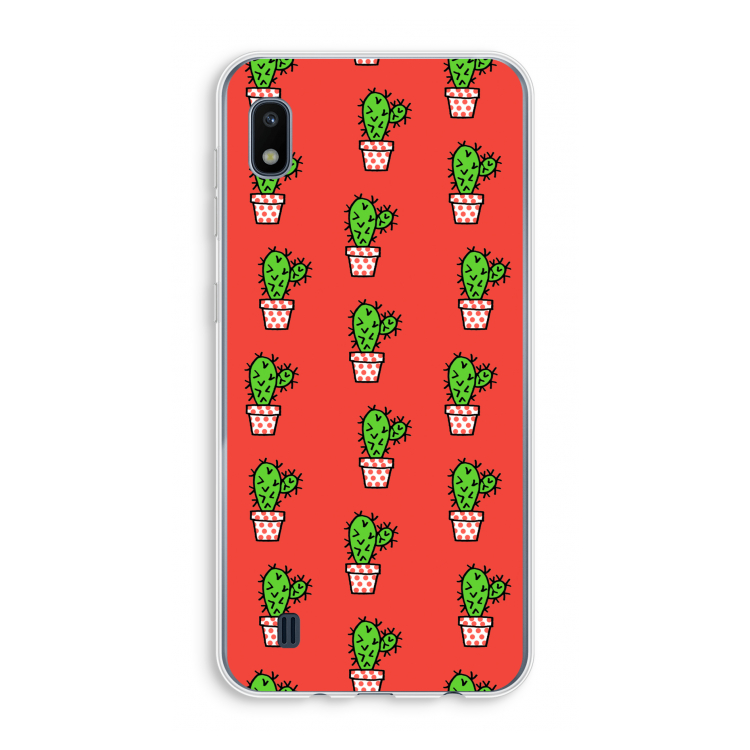 Mini cactus: Samsung Galaxy A10 Transparant Hoesje