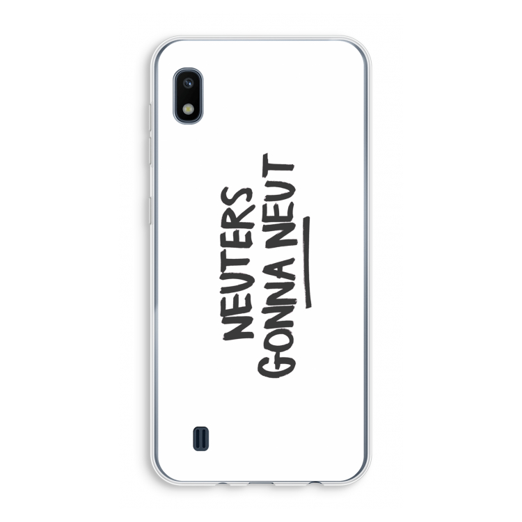 Neuters: Samsung Galaxy A10 Transparant Hoesje