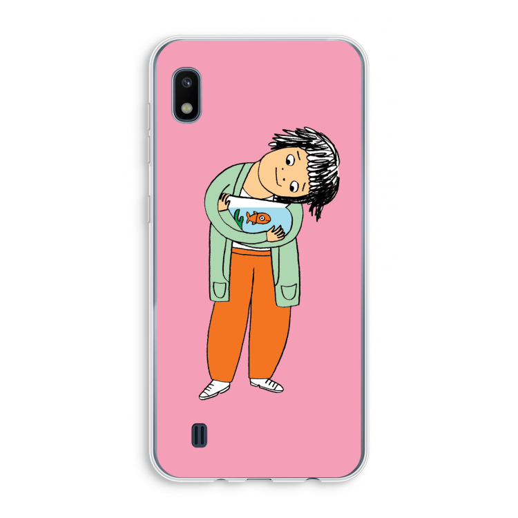Visknuffel: Samsung Galaxy A10 Transparant Hoesje