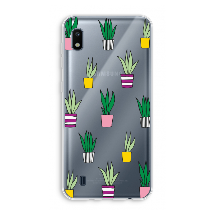 Sanseveria: Samsung Galaxy A10 Transparant Hoesje