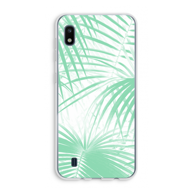 Palmbladeren: Samsung Galaxy A10 Transparant Hoesje