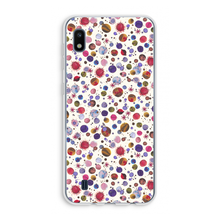 Planets Space: Samsung Galaxy A10 Transparant Hoesje
