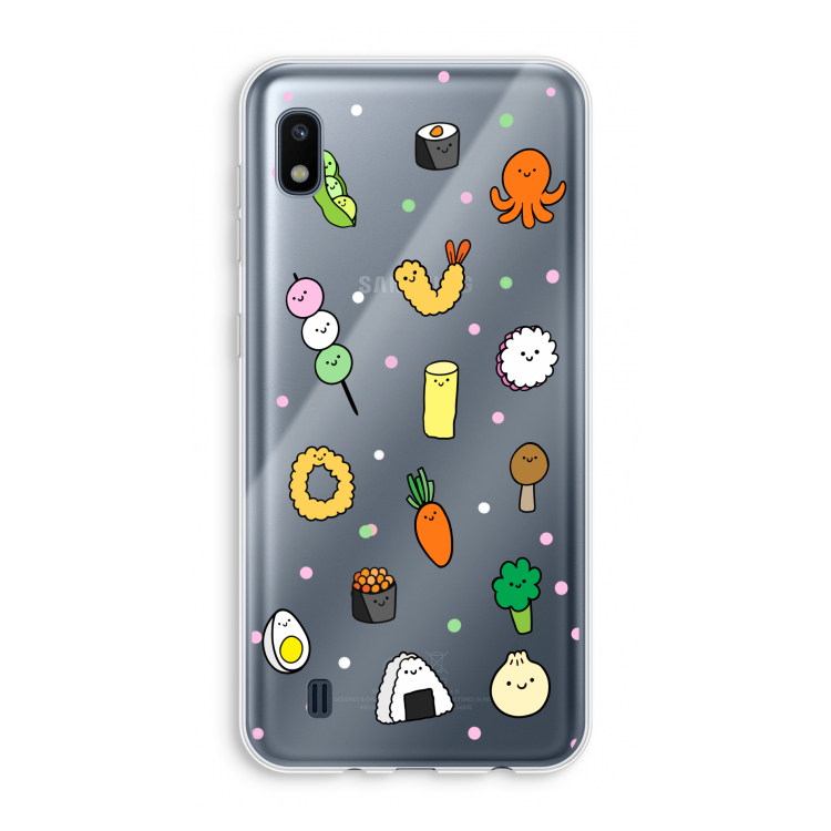 Happy bento friends: Samsung Galaxy A10 Transparant Hoesje