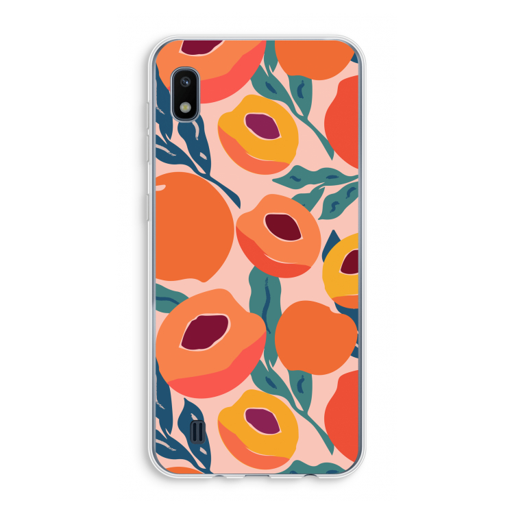 Perzik: Samsung Galaxy A10 Transparant Hoesje