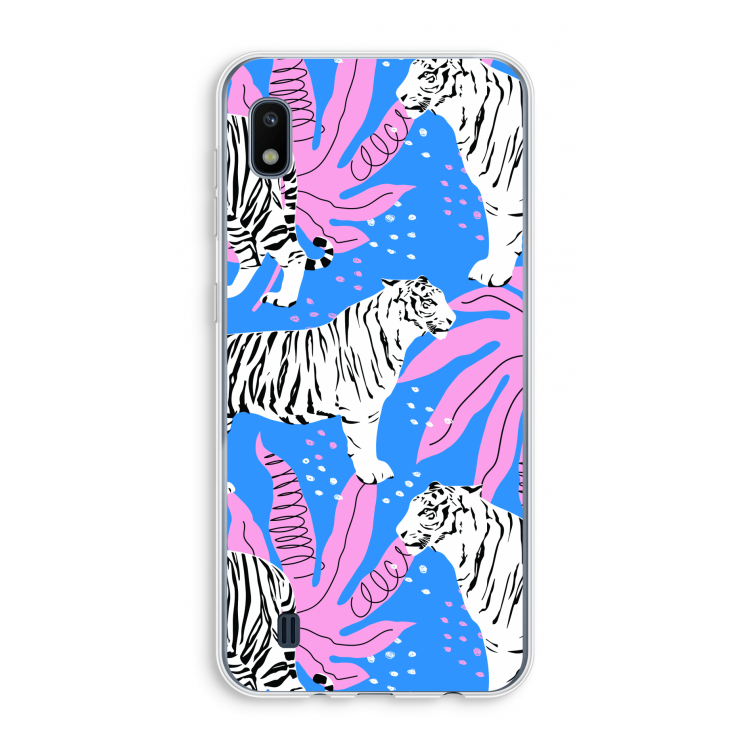 Tijger: Samsung Galaxy A10 Transparant Hoesje