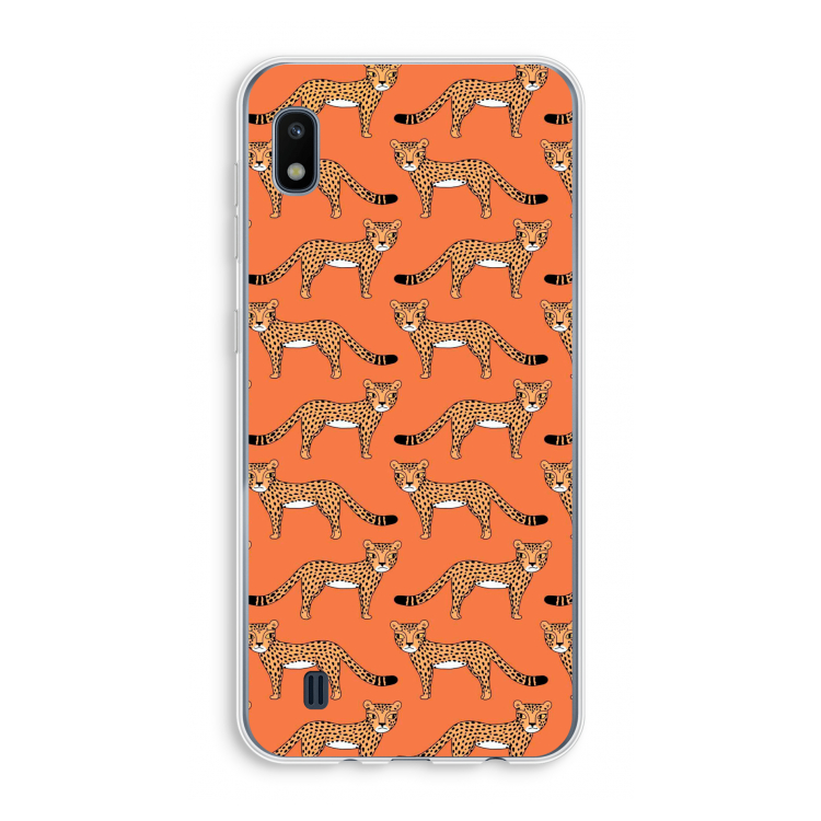 Cheetah: Samsung Galaxy A10 Transparant Hoesje