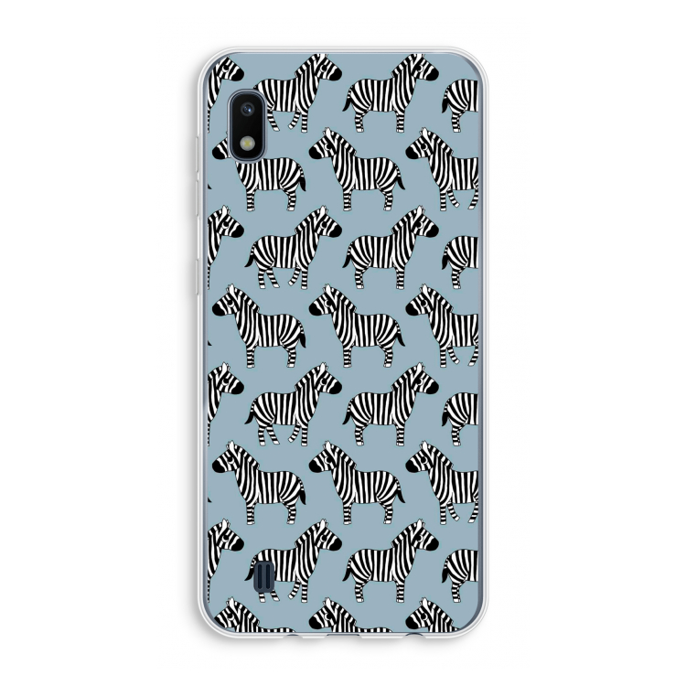 Zebra: Samsung Galaxy A10 Transparant Hoesje