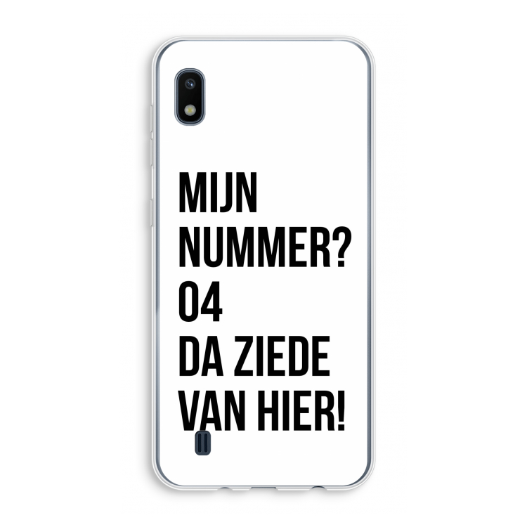 Da ziede van hier: Samsung Galaxy A10 Transparant Hoesje