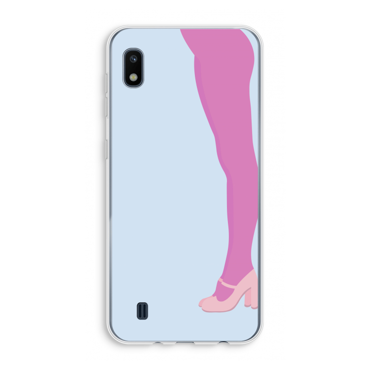 Pink panty: Samsung Galaxy A10 Transparant Hoesje