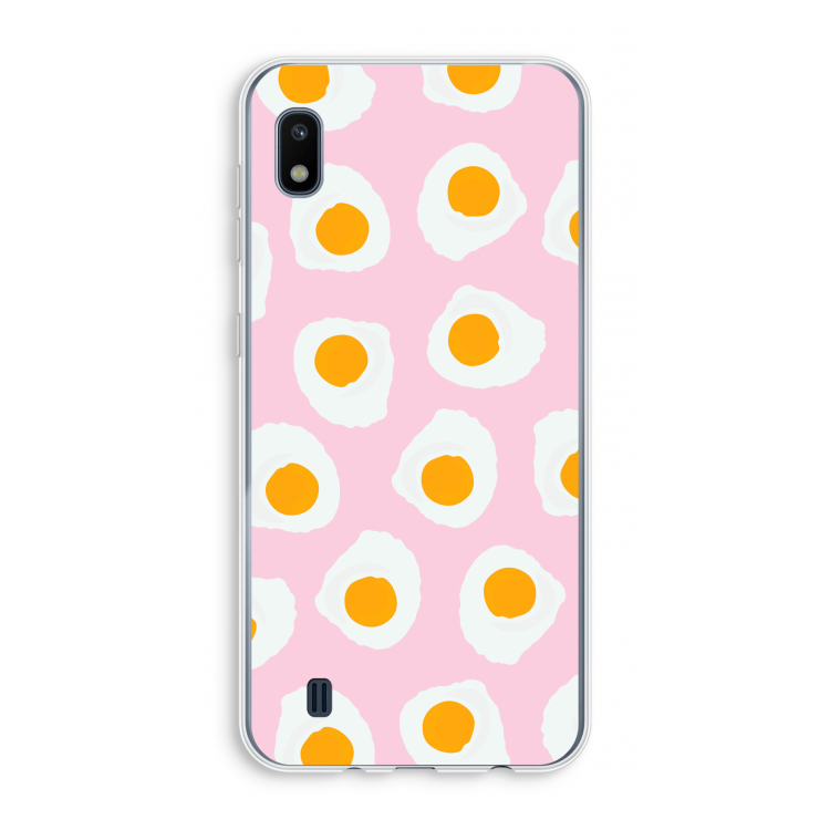 Dancing eggs: Samsung Galaxy A10 Transparant Hoesje
