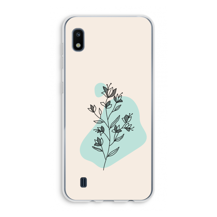 Violets are blue: Samsung Galaxy A10 Transparant Hoesje