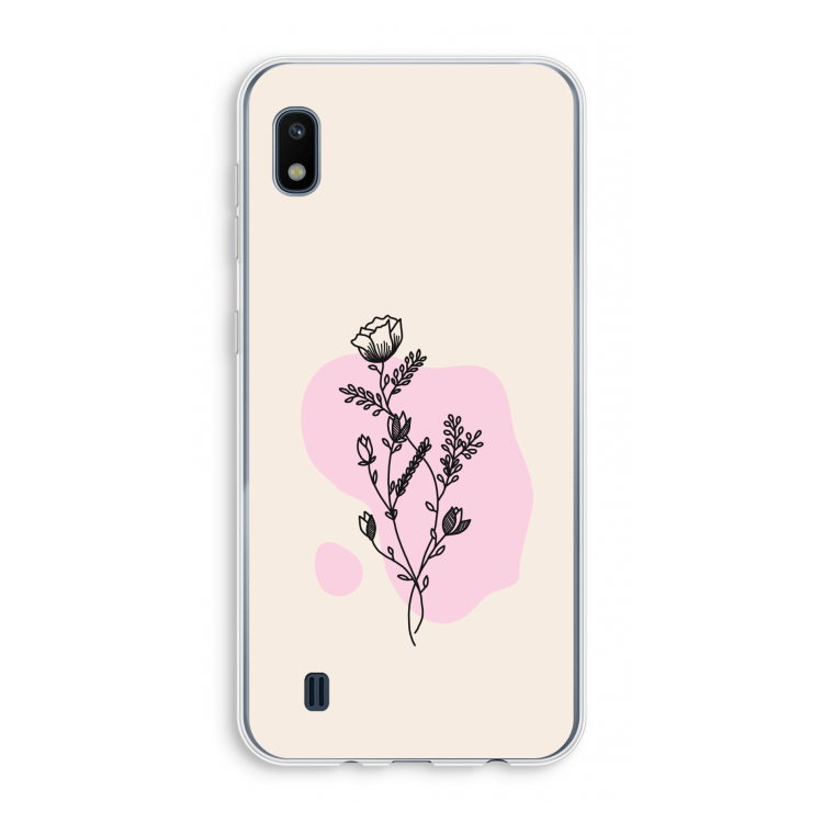 Roses are red: Samsung Galaxy A10 Transparant Hoesje