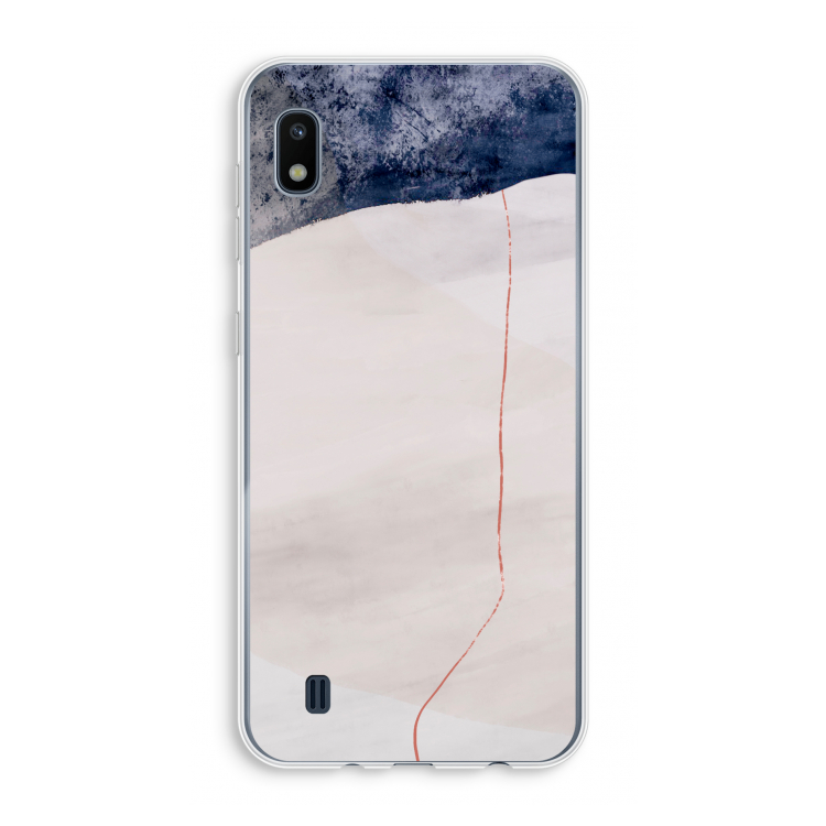 Stone White: Samsung Galaxy A10 Transparant Hoesje