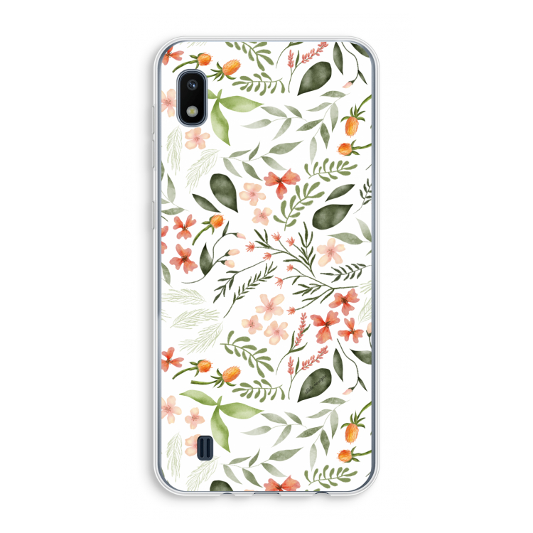 Sweet little flowers: Samsung Galaxy A10 Transparant Hoesje