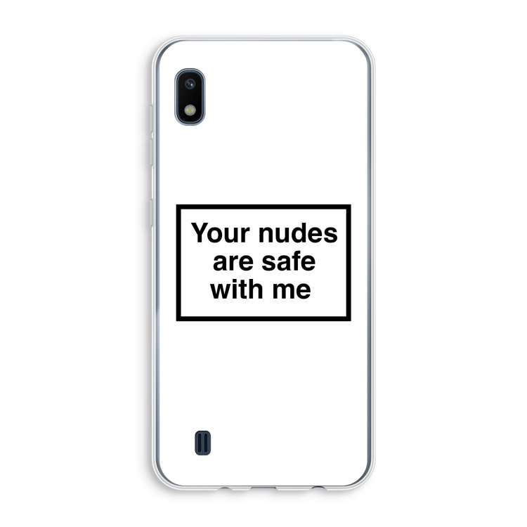 Safe with me: Samsung Galaxy A10 Transparant Hoesje