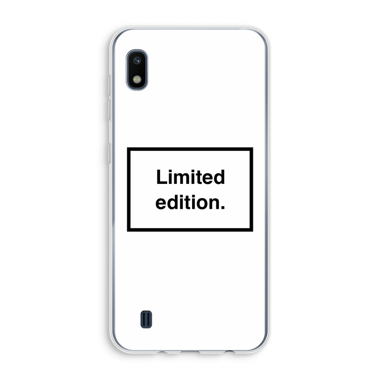 Limited edition: Samsung Galaxy A10 Transparant Hoesje