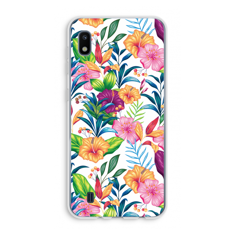 Tropisch 2: Samsung Galaxy A10 Transparant Hoesje