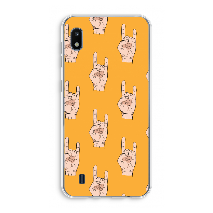 Rock: Samsung Galaxy A10 Transparant Hoesje