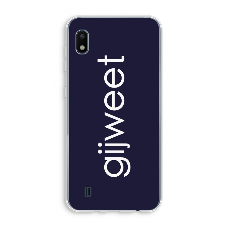 Gijweet: Samsung Galaxy A10 Transparant Hoesje