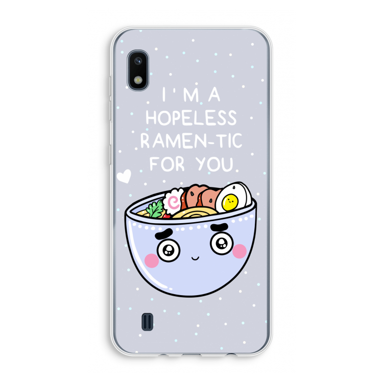I'm A Hopeless Ramen-Tic For You: Samsung Galaxy A10 Transparant Hoesje
