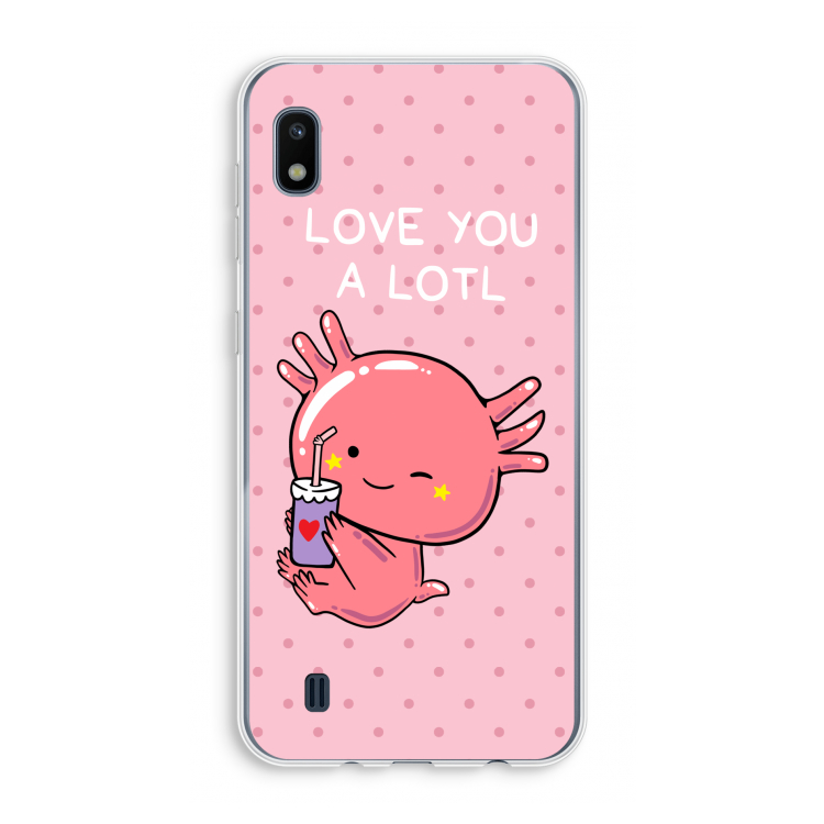 Love You A Lotl: Samsung Galaxy A10 Transparant Hoesje